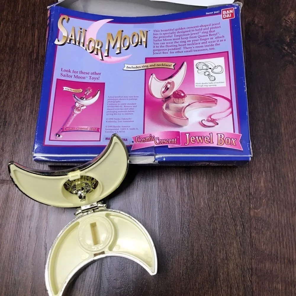 Vintage‎ Sailor Moon Cosmic Crescent Jewelry Box